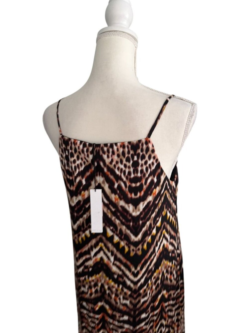 ELAN Animal Print Maxi Dress Size Large NEW NWT - Picture 6 of 8